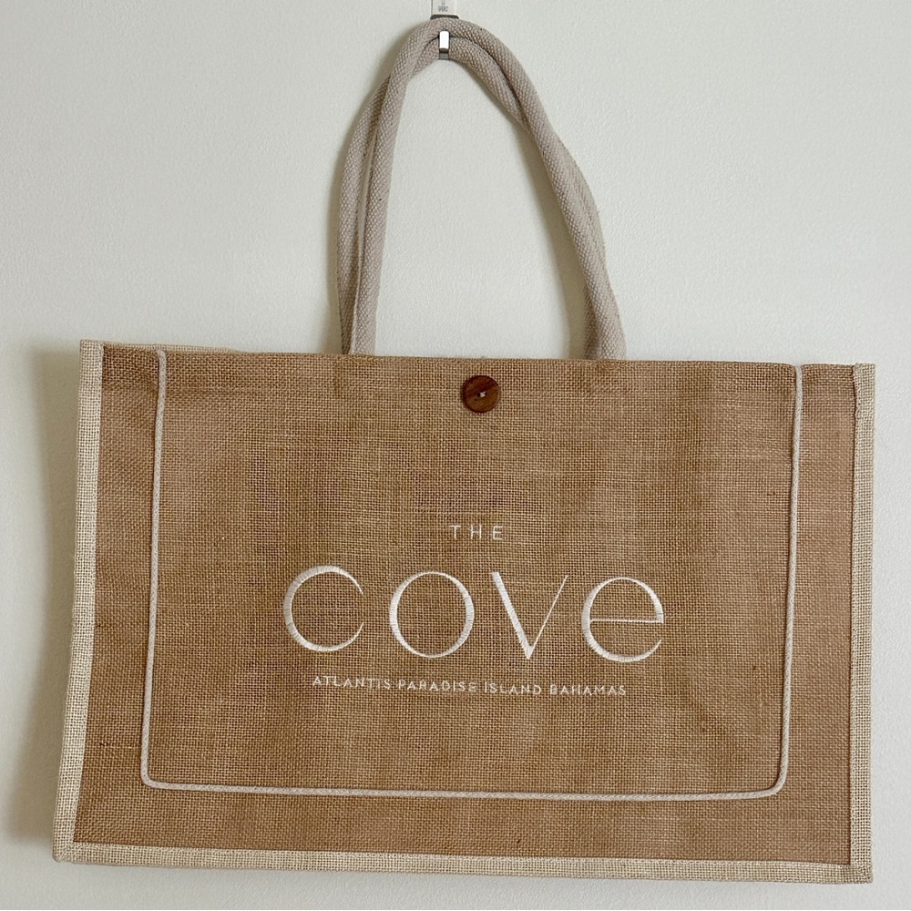 COVE ATLANTIS STRAW BEACH BAG / TOTE